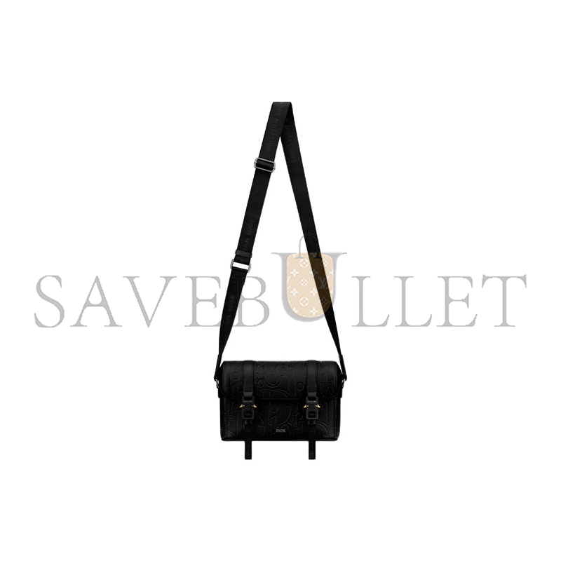 D*or hit the road grained calf leather 1espo333llg-h00n (24*18*8cm)